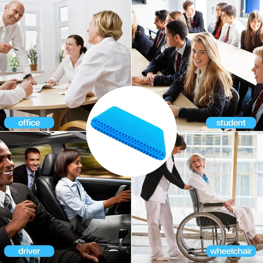 Honeycomb Gel Seat Cushion – Breathable Office & Car Pad Gel Seat Cushion Nixie