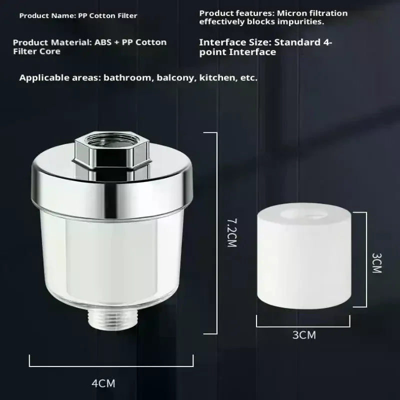 Universal PP Cotton Faucet Water Filter Kit – Kitchen & Bathroom Faucet Water Filter Nixie