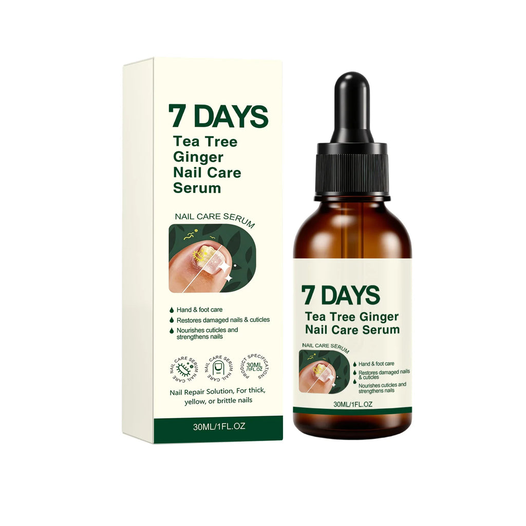 Tea Tree Ginger Nail Serum – Cuticle & Nail Care 30ml Nail Treatment Serum Nixie 30ml