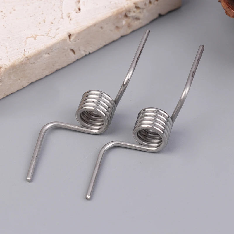2Pcs Stainless Steel Refrigerator Door Torsion Hinge Springs Appliance Repair Parts Nixie