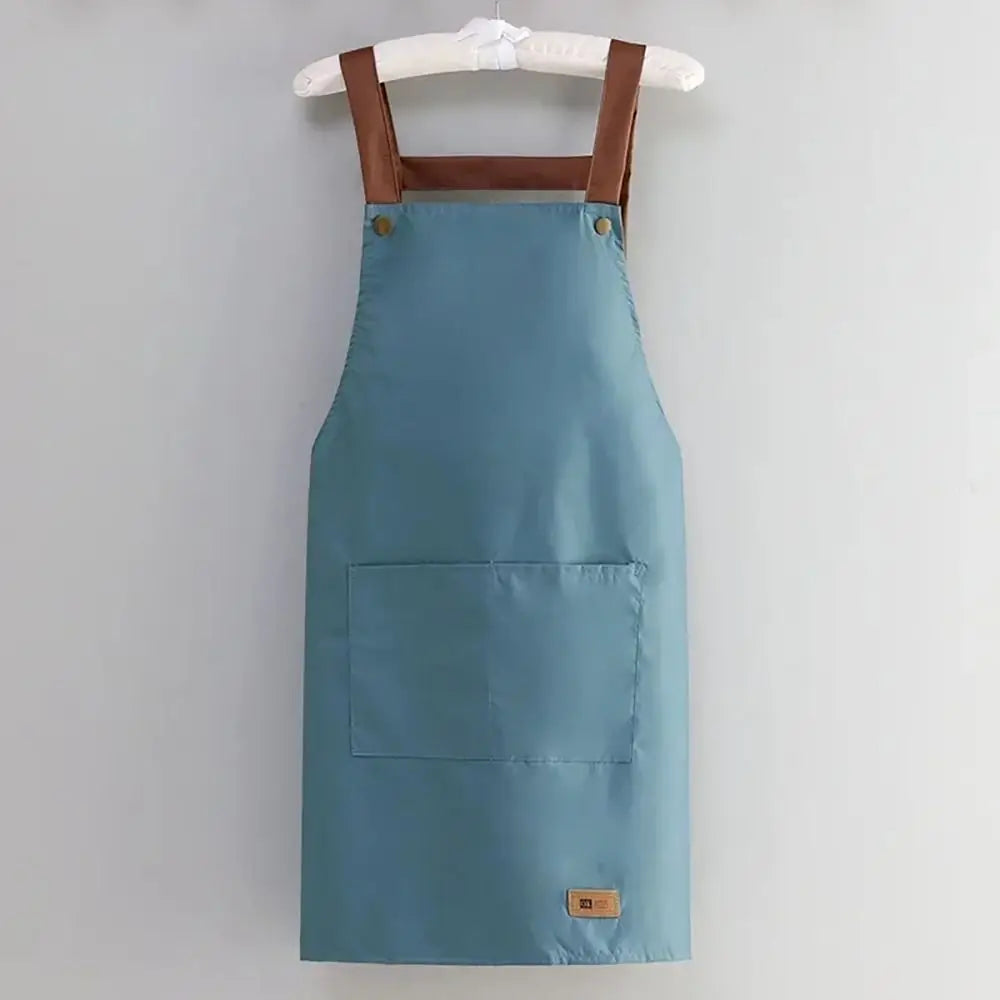Waterproof Kitchen Apron with Pockets – Oil-Proof Unisex Kitchen Apron Nixie