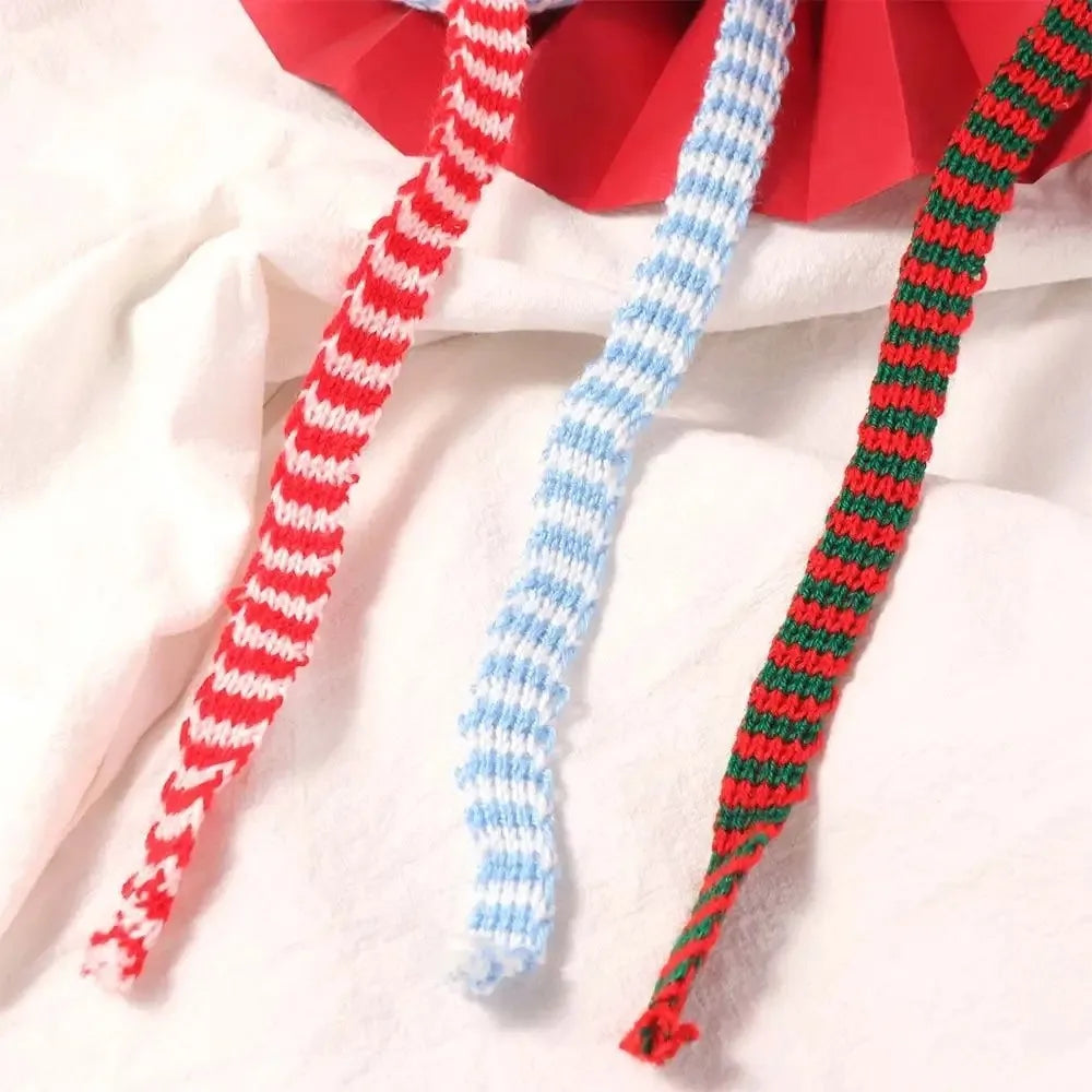 15mm Christmas Ribbon Red Green Polyester DIY Craft Decoration Craft Ribbon Nixie