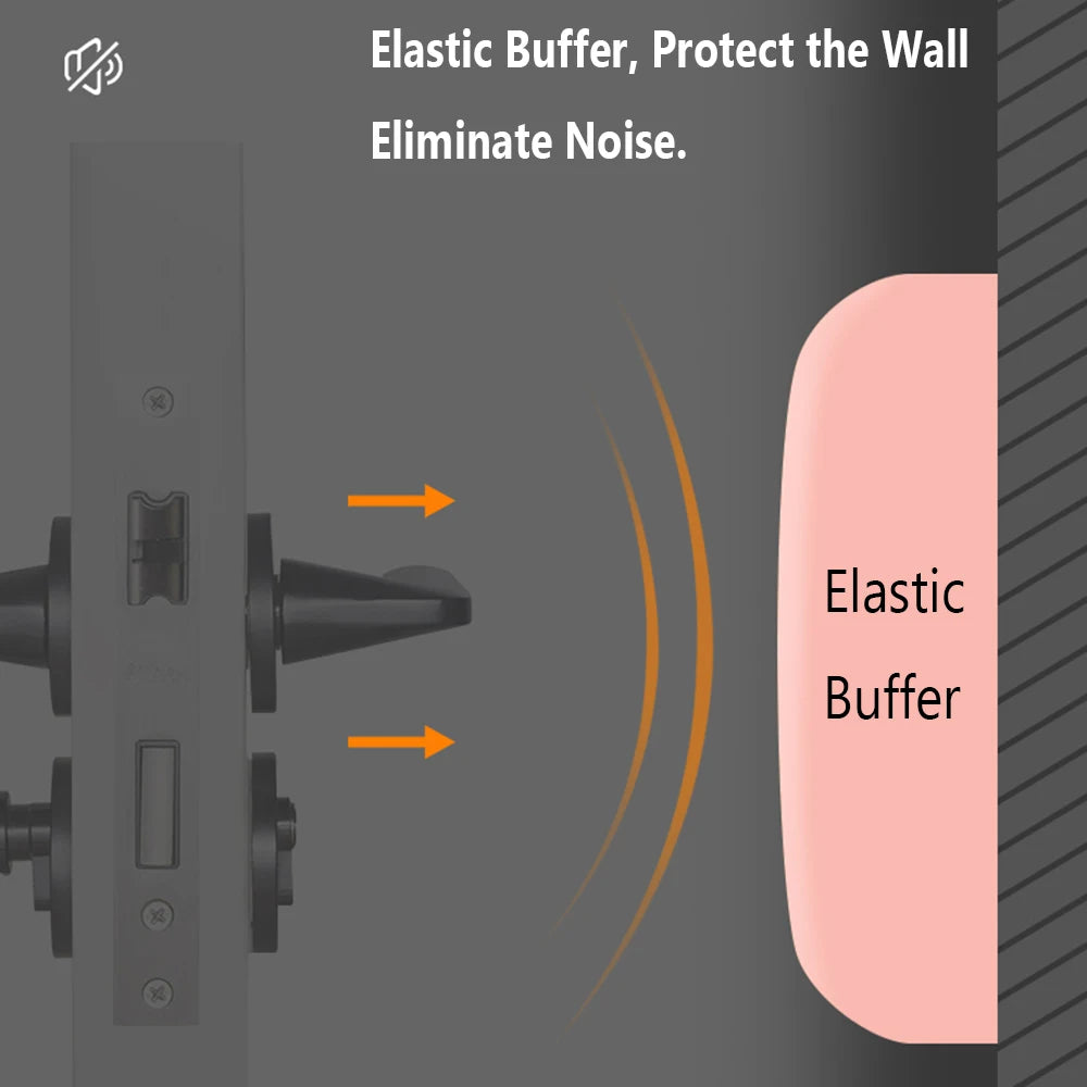 Silicone Door Stopper Bumper & Wall Protector – Self-Adhesive