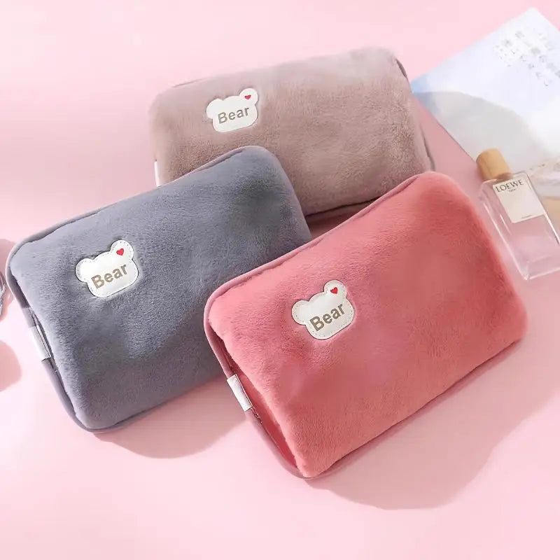 Rechargeable Electric Hot Water Bottle & Hand Warmer | Plush