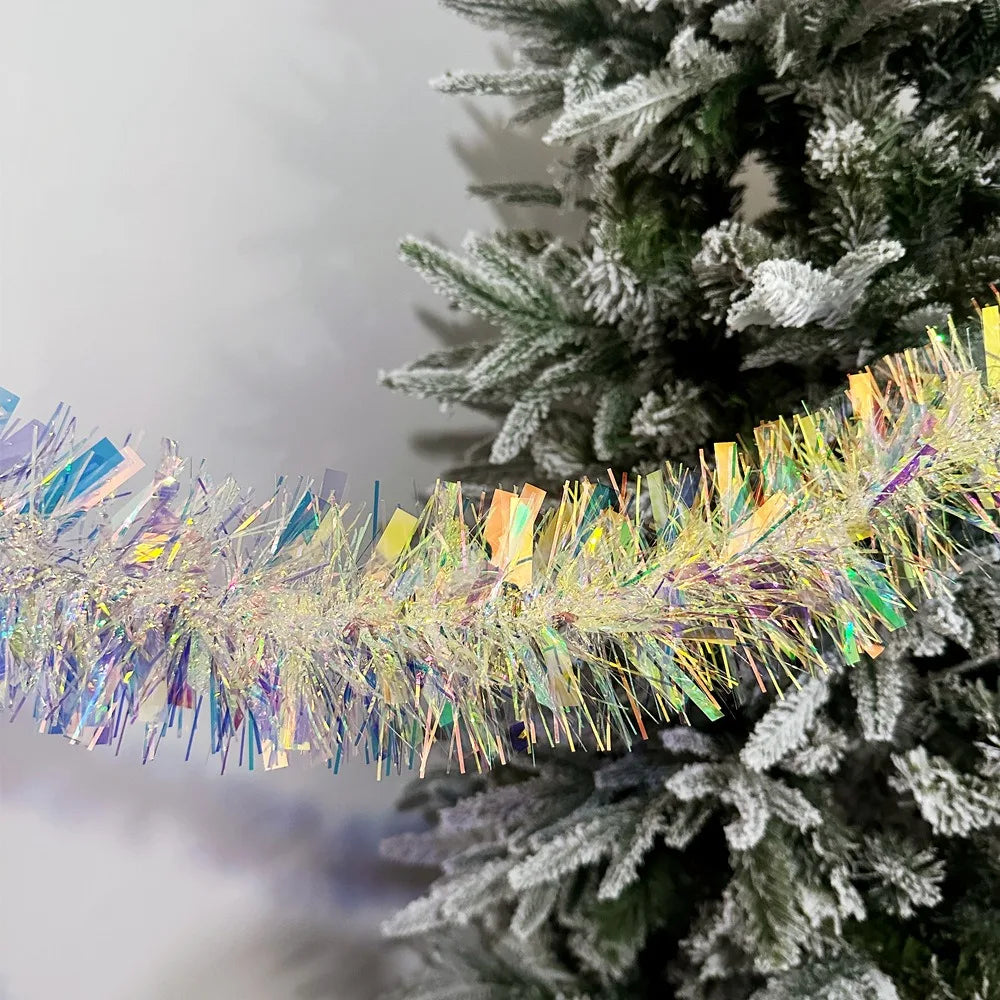 Christmas Glitter Tinsel Ribbon Garland Strip 2M – DIY Decor