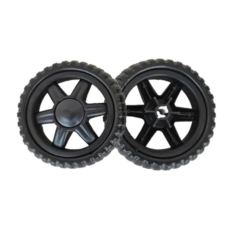 Replacement Shopping Cart Caster Wheels Anti-Slip 2pcs Replacement Cart Wheels Nixie 13cm-01