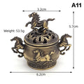 Alloy Incense Burner Bowl with Handle – Yoga & Meditation Incense Burner Bowl Nixie A11
