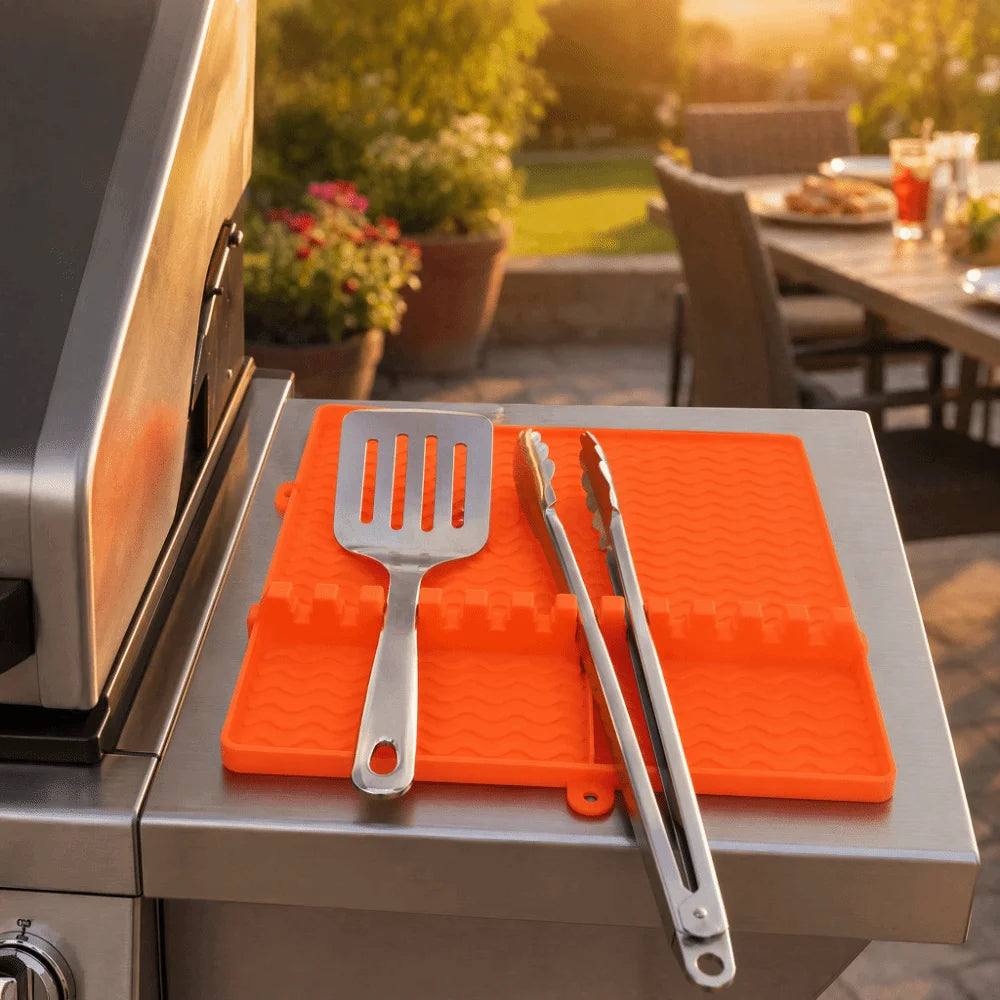Silicone Griddle Mat – Heat Resistant Orange Drip Pad | Nixie Silicone Griddle Mat Nixie