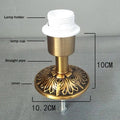 E27 Metal Iron Desk Lamp Holder Fixed Base – DIY Lighting Lamp Holder Base Nixie A1