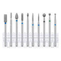 10-Piece Tungsten Carbide Nail Drill Bit Set for E-File Nail Drill Bit Set Nixie 10PCS
