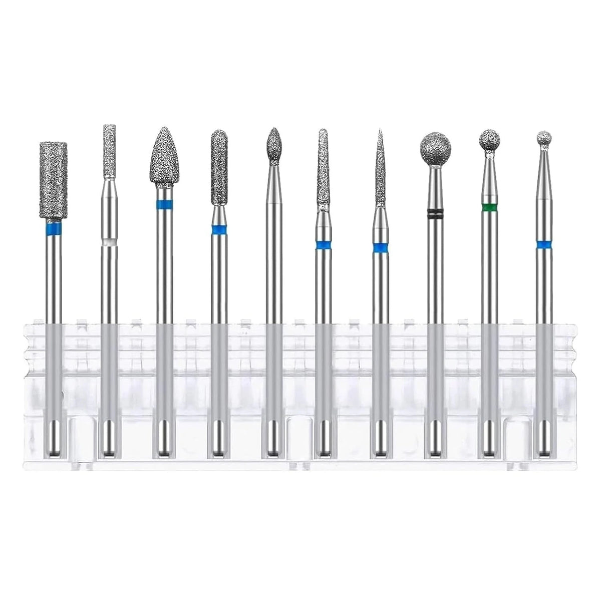 10-Piece Tungsten Carbide Nail Drill Bit Set for E-File Nail Drill Bit Set Nixie 10PCS