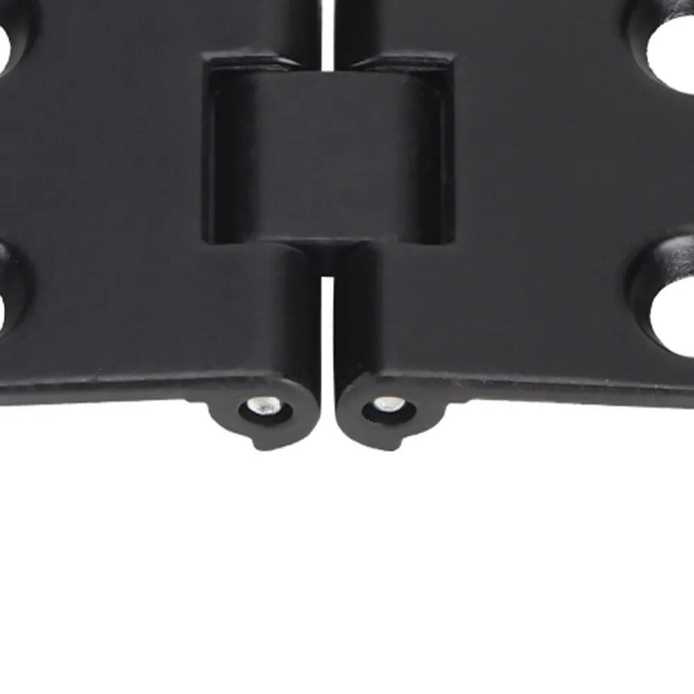 4-Pack Zinc Alloy Flip Top Folding Table Hinges Black 80×30mm Furniture Hinge Nixie