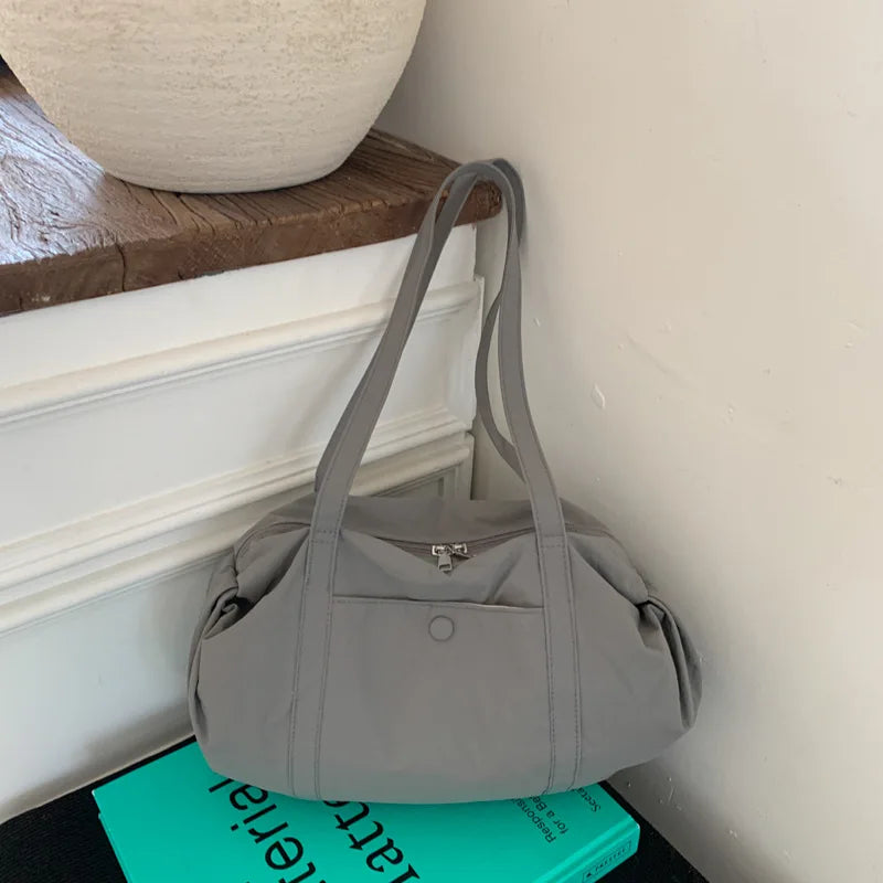 Large Capacity Shoulder Tote Bag – Korean Style Travel & Gym Shoulder Tote Bag Nixie