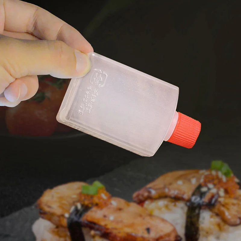 10PCS Mini Squeeze Sauce Bottles 15/30ml Condiment Dispensers Condiment Dispenser Set Nixie