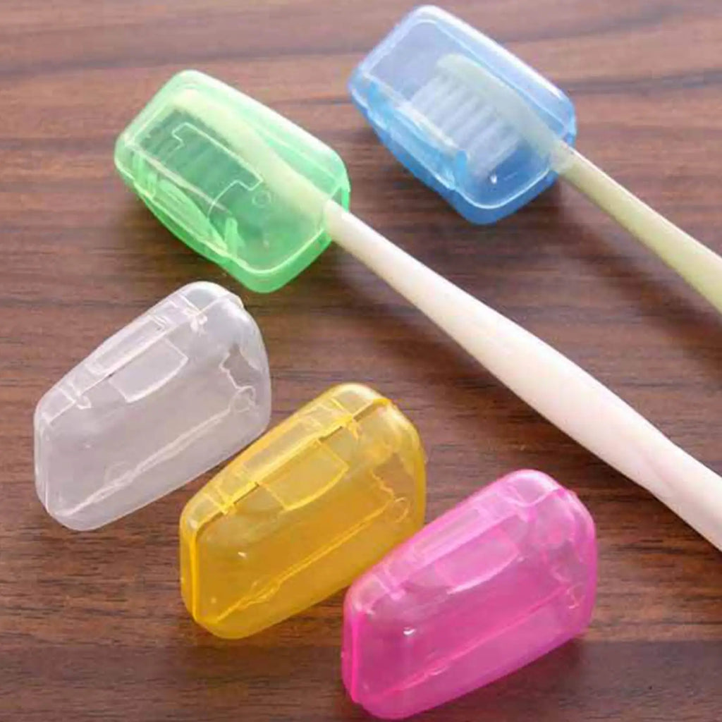 5-Pack Ventilated Toothbrush Head Covers – Travel Caps Toothbrush Head Covers Nixie
