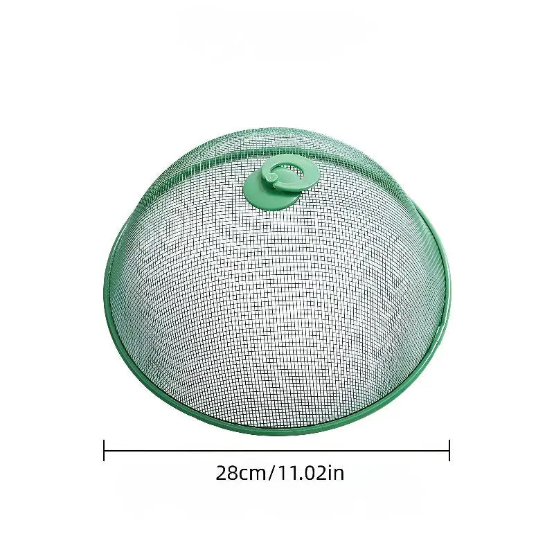 Round Mesh Food Cover – Insect-Proof Dish Lid for Outdoors Mesh Food Cover Nixie Green