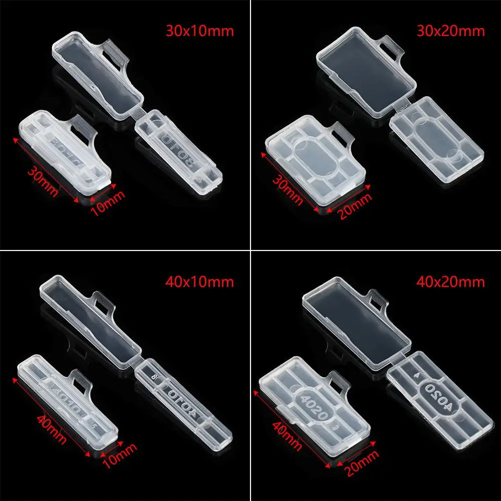 50Pcs Waterproof Transparent Cable Label Tag Boxes – Nylon Cable Label Tags Nixie