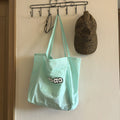 Women's Large Nylon Tote Shoulder Bag – Casual Commuter Tote Shoulder Bag Nixie Green