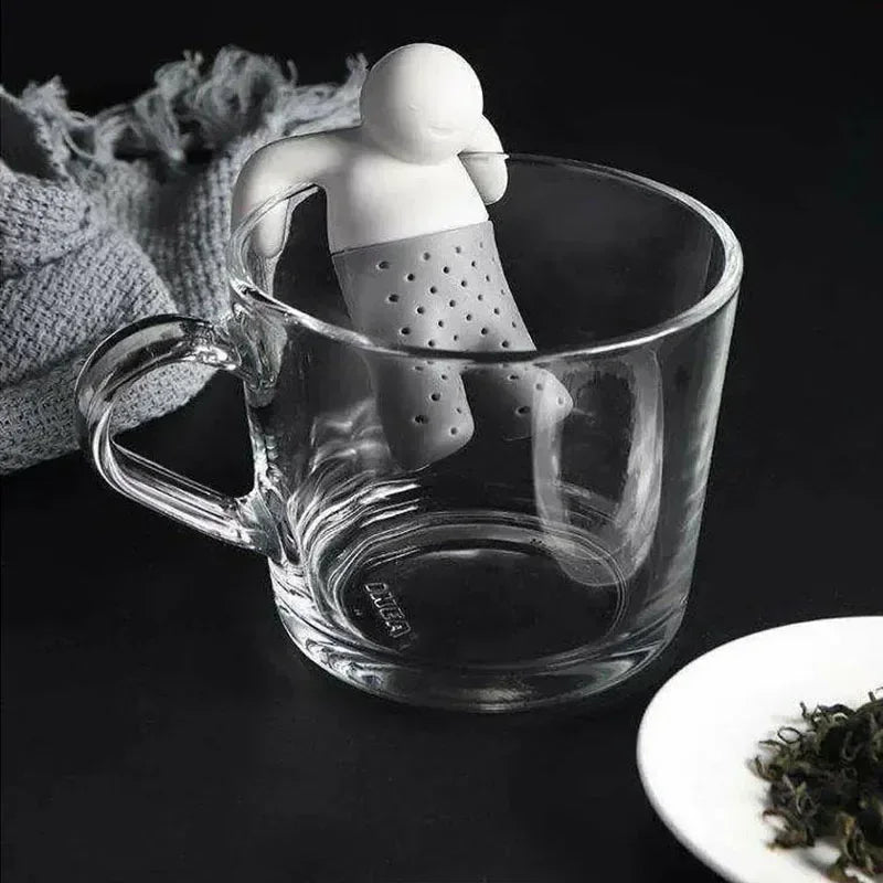 Mr. Tea Man Silicone Tea Infuser – BPA-Free Loose Leaf Filter