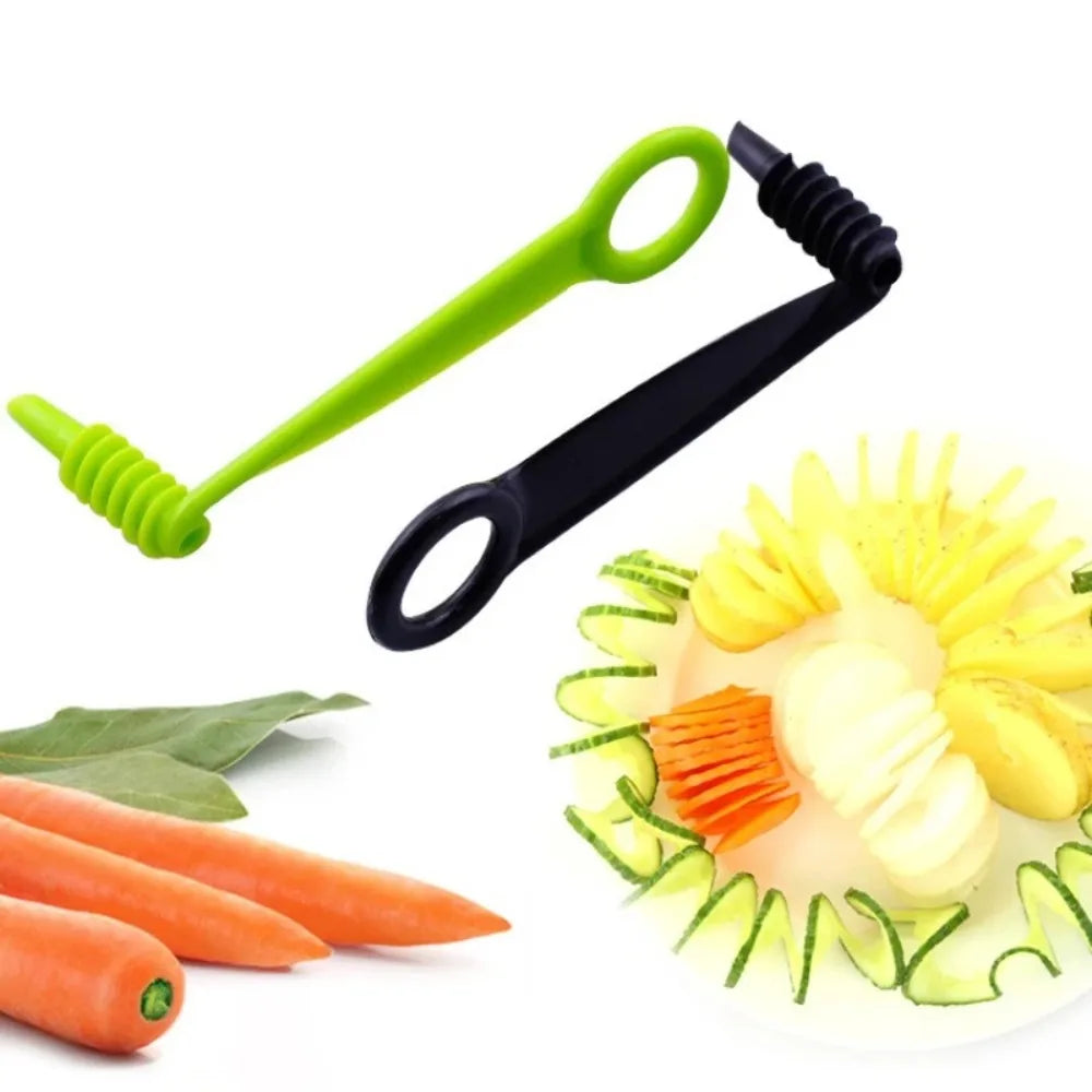 Spiral Vegetable Slicer – Cucumbers, Carrots & Potatoes