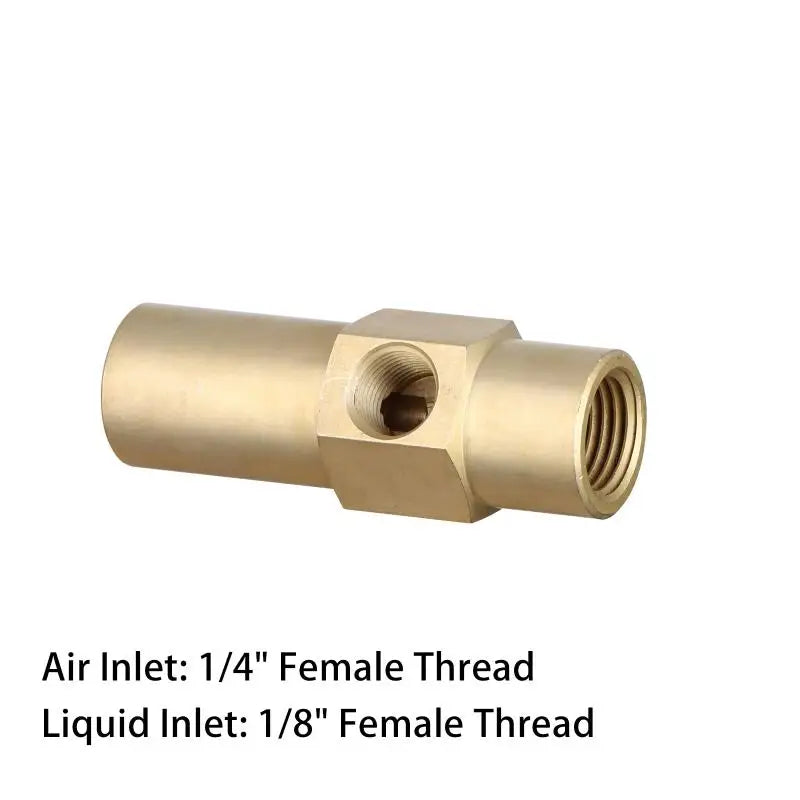 Brass Siphon Nozzle Full Cone Waste Oil Burner Furnace Boiler Burner Atomizer Nozzle Nixie
