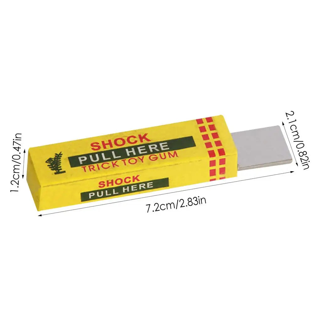 Electric Shock Chewing Gum Prank Toy – April Fool's Joke Novelty Prank Toy Nixie Yellow
