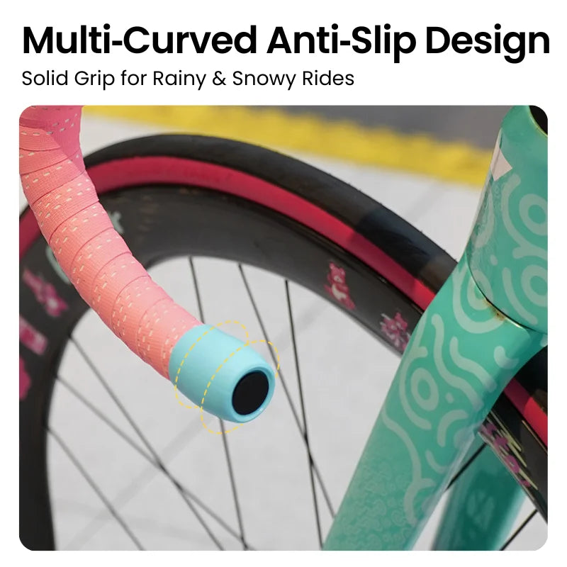 Silicone Bike Handlebar End Plugs – Multi-Color Bar Caps Handlebar End Plugs Nixie