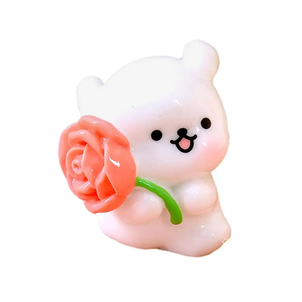 Mini Animal Resin Figurines – Fairy Garden & Cake Decor Set Miniature Figurine Nixie F