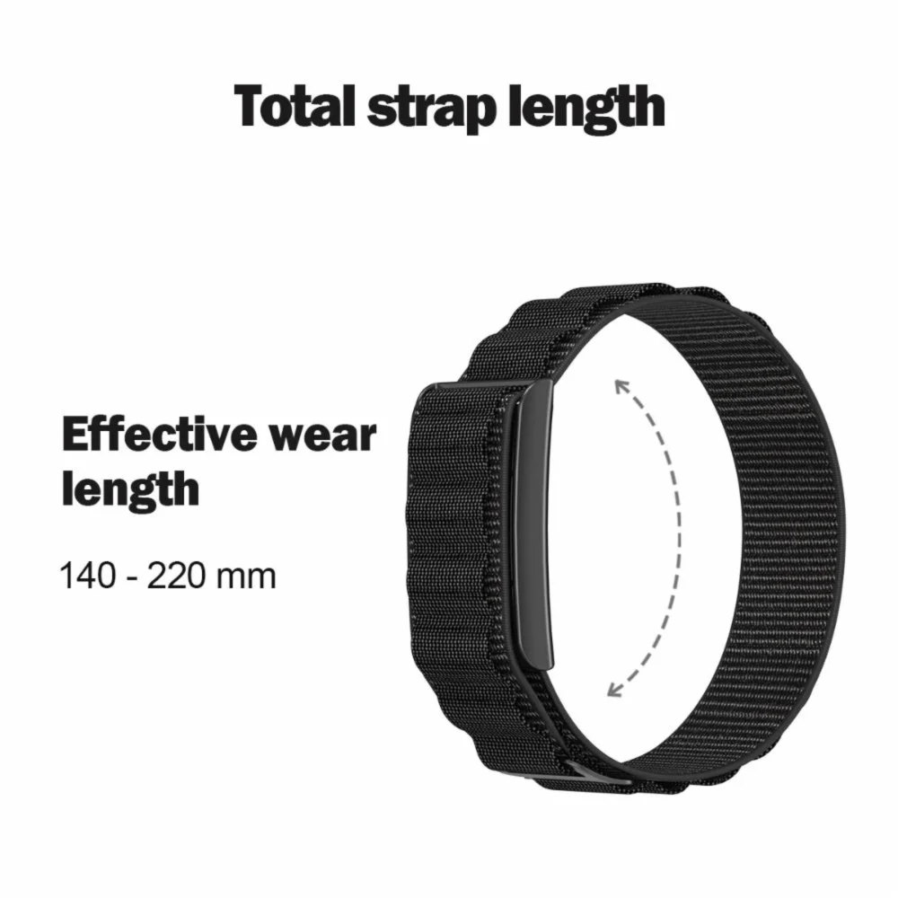 22mm Nylon Sport Loop Band Replacement Strap for Amazfit Helio Smartwatch Band Nixie