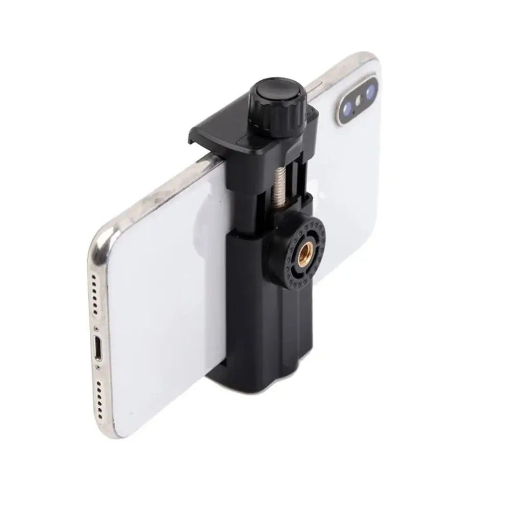 Universal 1/4" Screw Tripod Phone Holder Clamp for Vlogging