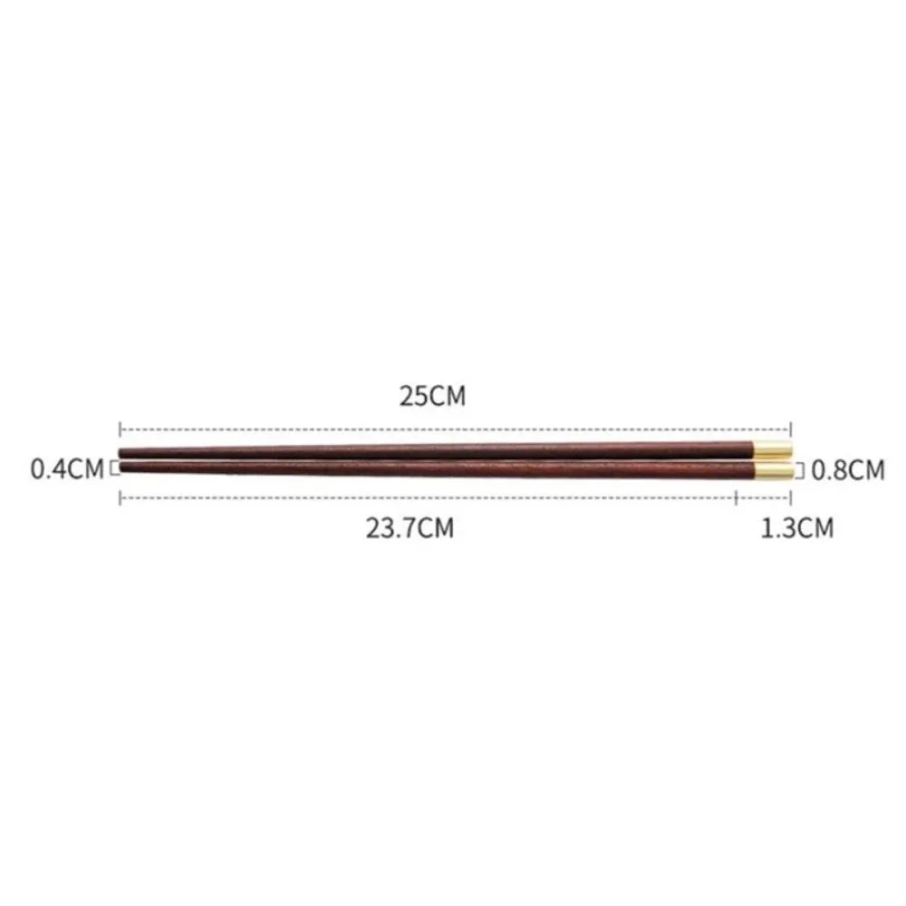 FEB.WIND Reusable Wooden Chopsticks Set with Holder – 2 Pairs Wooden Chopsticks Set Nixie