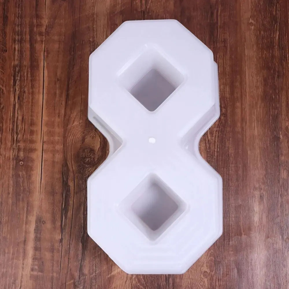 Reusable Concrete Stepping Stone Mould – 8 Shape & Double S
