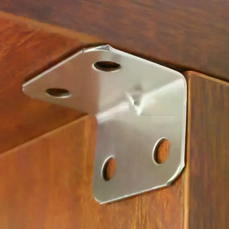 20pcs 90-Degree Angle Iron Brackets – Shelf & Furniture Support Angle Iron Bracket Nixie Default Title