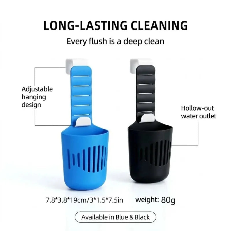 Silicone Toilet Tank Tablet Holder & Bowl Cleaner Hanger Toilet Cleaner Holder Nixie