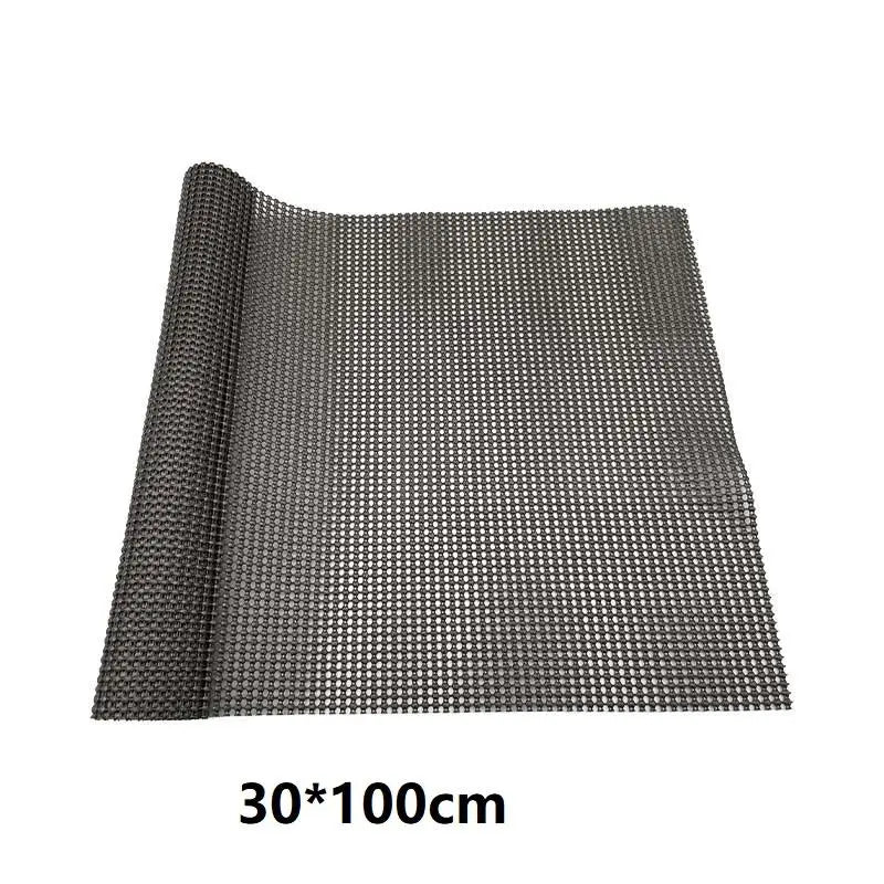 PVC Non-Slip Mesh Mat – Cuttable Shelf, Drawer & Car Liner Non-Slip Shelf Liner Nixie Black S