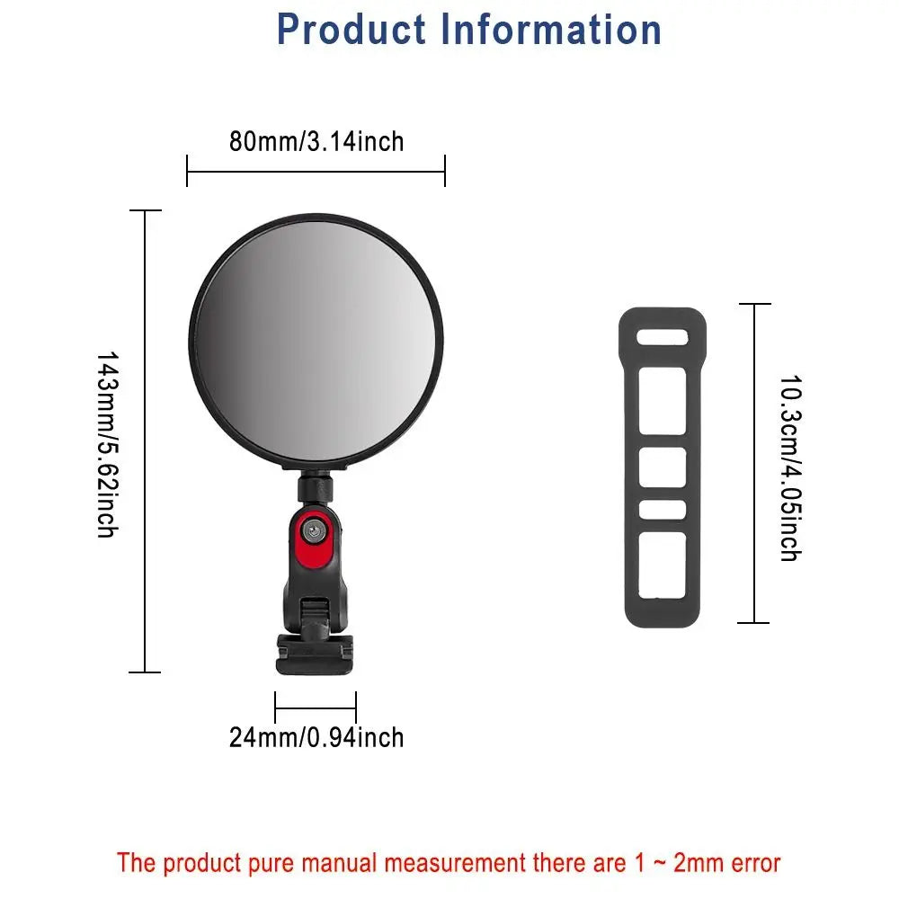 360° Adjustable Scooter Rear View Mirror – Ninebot MAX Fit