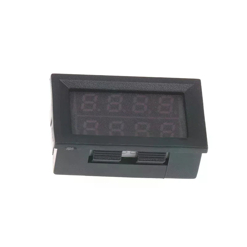 Mini Digital Voltmeter Ammeter DC 100V 10A Dual LED Display