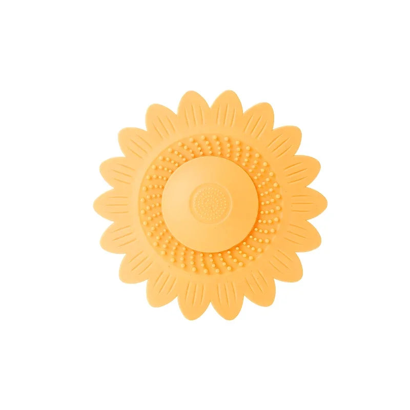 Flower Floor Drain Deodorant Filter Pad – Kitchen & Bathroom Drain Filter Pad Nixie yellow