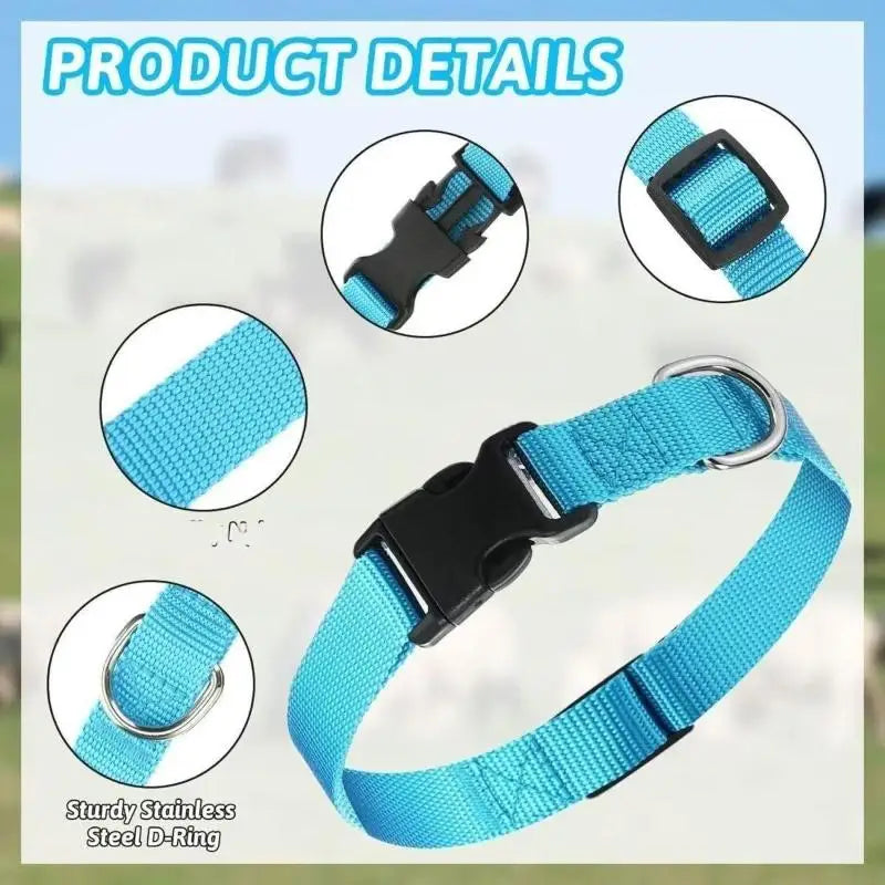 Adjustable Nylon Livestock Collar with Bell – Goats, Sheep & Cows Livestock Collar Nixie