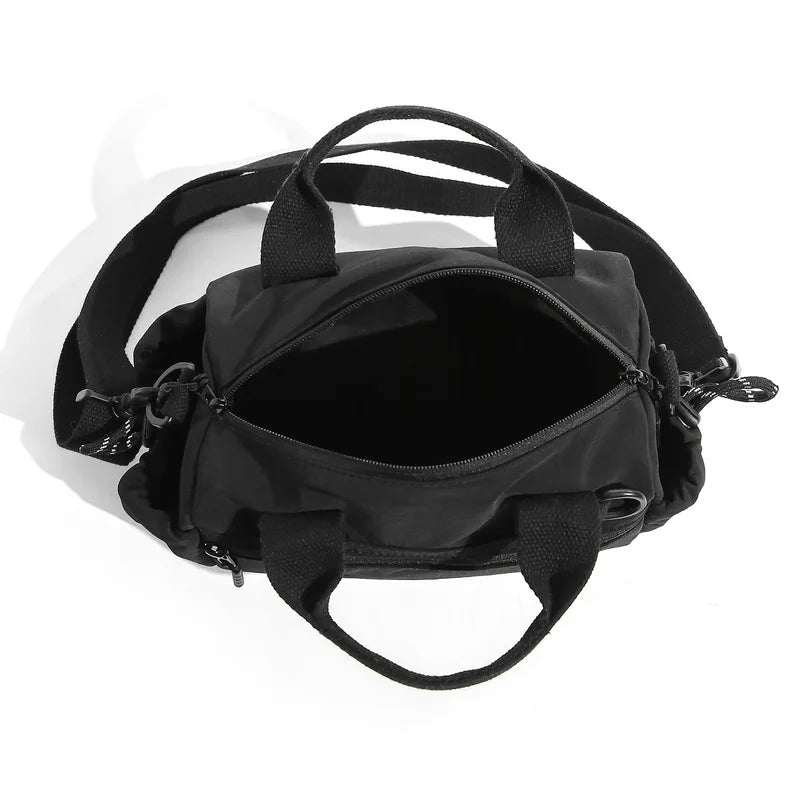 Women's Water-Resistant Nylon Crossbody Shoulder Bag | 5 Pockets
