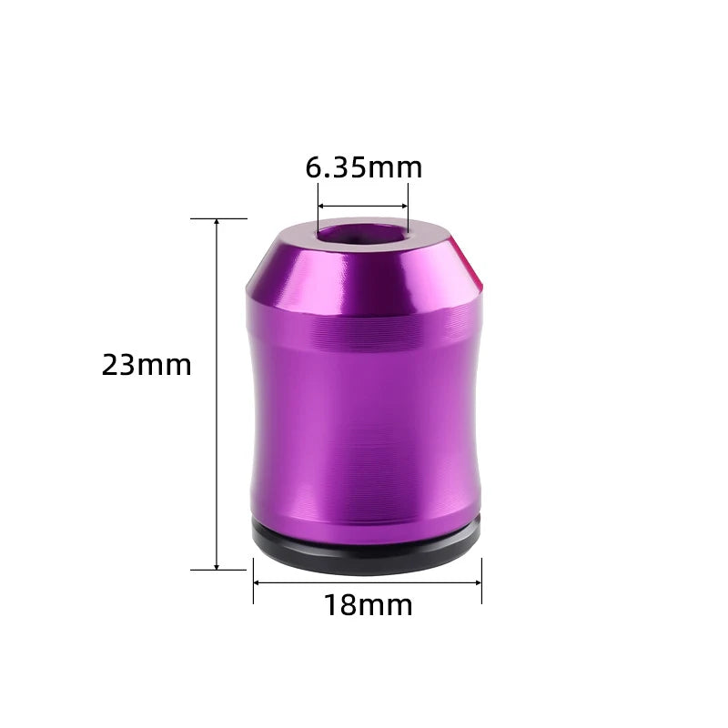 Magnetic Screwdriver Bit Ring 6.35mm Aluminum Alloy Magnetizer Screwdriver Bit Accessory Nixie Purple