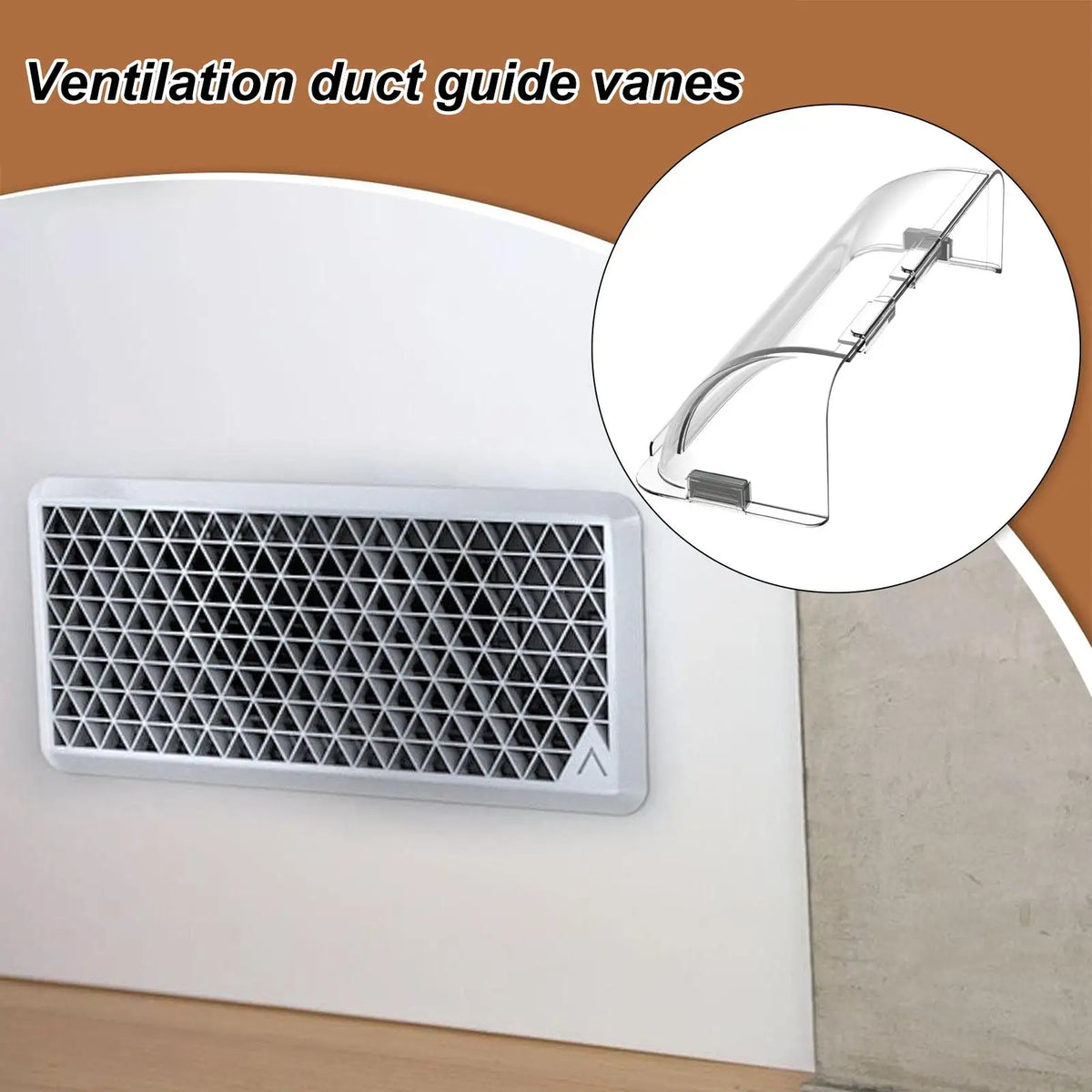 Magnetic Air Vent Deflector – Adjustable PC Ceiling Vent Cover