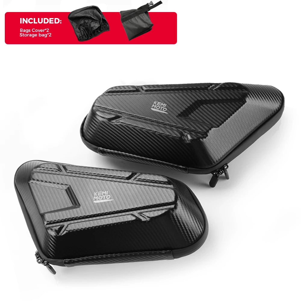 KEMIMOTO EVA Waterproof Side Bags for BMW R1300GS Adventure Motorcycle Side Bags Nixie Side Frame Bags
