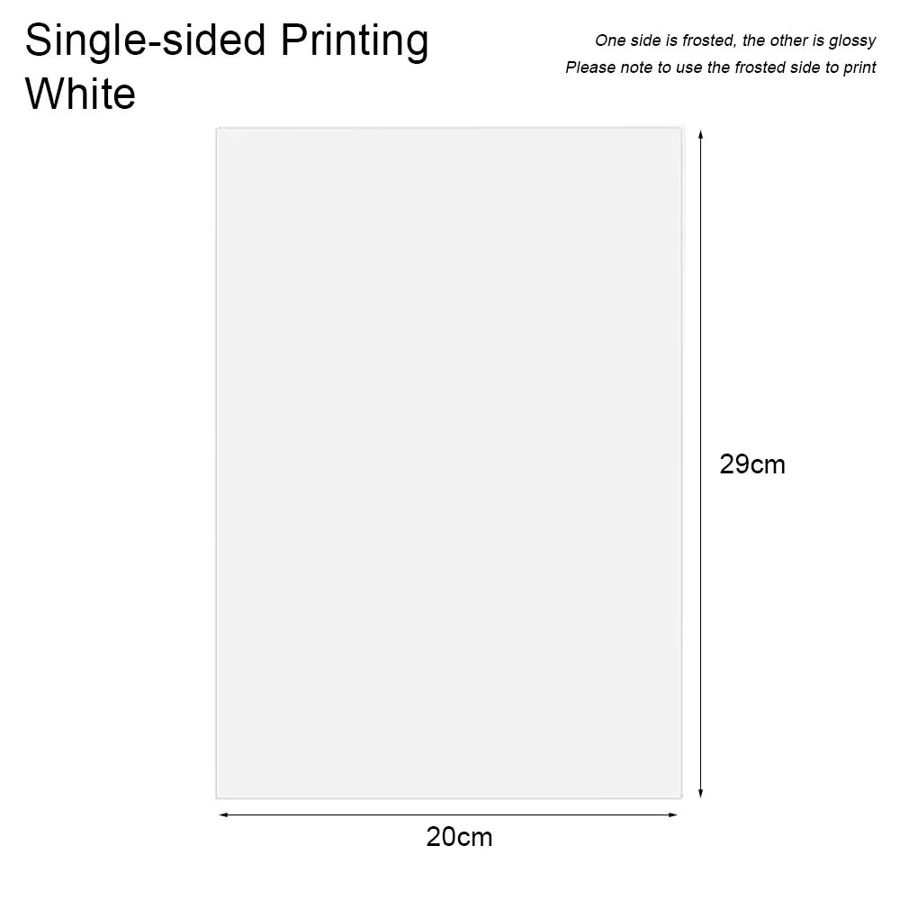 Printable Shrink Plastic Sheets 29x20cm – DIY Keychains & Crafts Shrink Craft Sheets Nixie Style 1