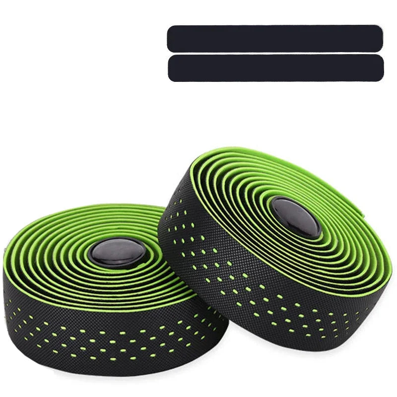 Anti-Slip Cycling Handlebar Tape – Road & Gravel Bike EVA Grip Bike Handlebar Tape Nixie Green Bike Tape