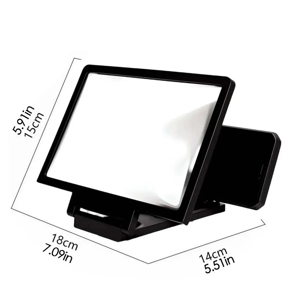 Foldable Phone Screen Magnifier 14" HD Projection Stand