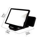 Foldable Phone Screen Magnifier 14" HD Projection Stand
