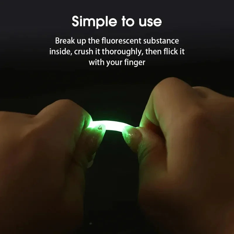 50/100pcs Luminous Night Fishing Float Rods – Glow Stick Floats