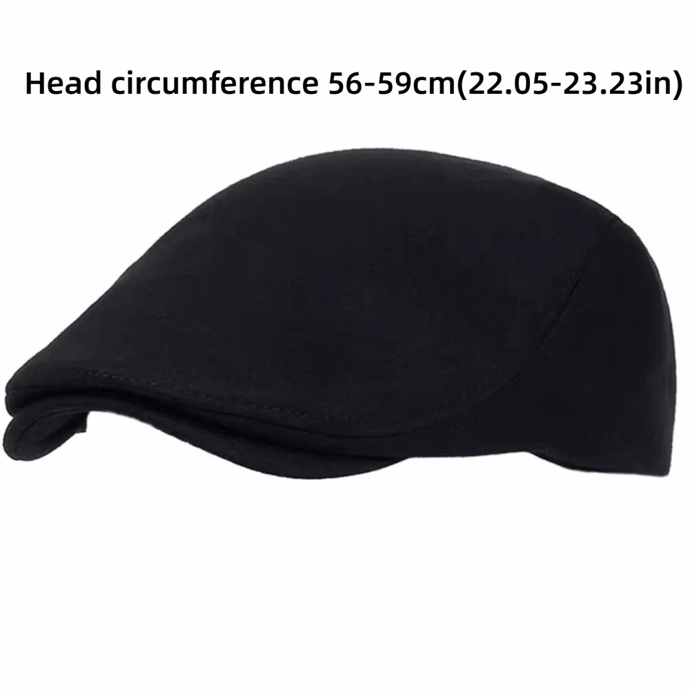 Men's Retro Breathable Beret Flat Newsboy Cap – Unisex Beret Flat Cap Nixie