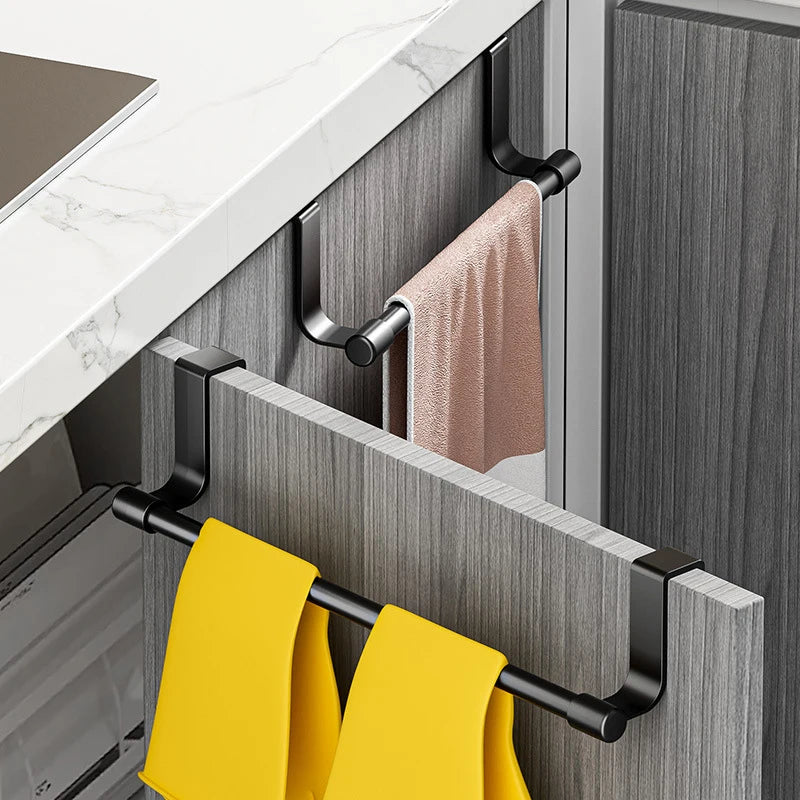 Over Door Towel Rack Stainless Steel | Bathroom & Kitchen Over Door Towel Rack Nixie